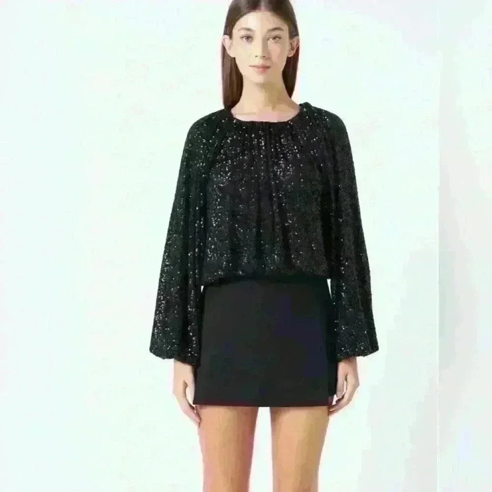 Never worn Sequined blouse